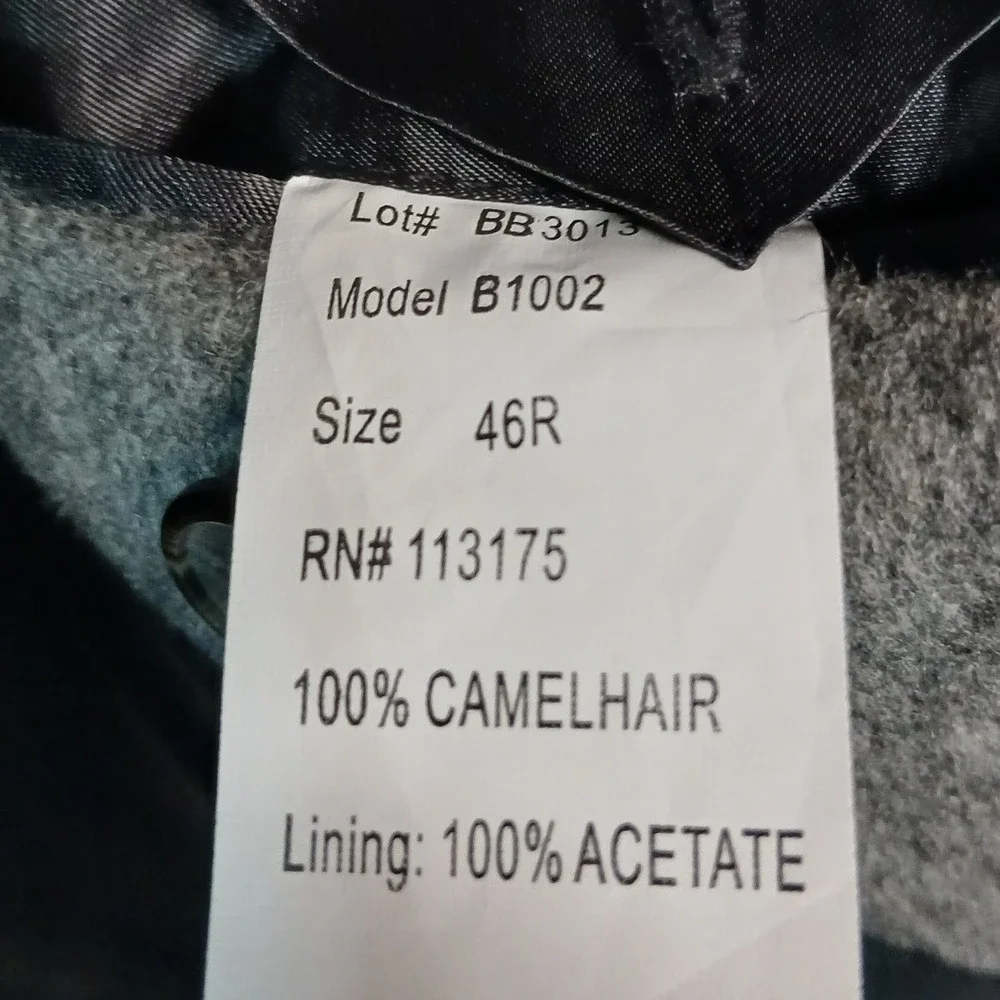 Camel Hair Daniel Gray 2 Button‎ Sport Coat Mens Old Money Quiet Luxury Gray 46R